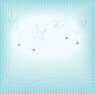 doves and hearts