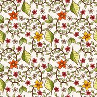 Seamless Floral Pattern N803