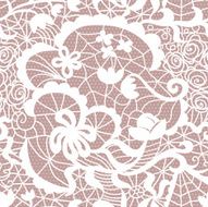 Lace vector fabric seamless pattern N34