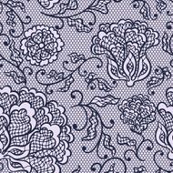 Old lace background ornamental flowers Vector texture N10