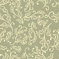 Old lace background floral ornament Vector texture