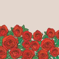 Cute floral seamless background with text place N2