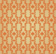 Abstract Geometric Retro Brocade Texture