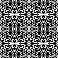 Black and white abstract seamless pattern N4