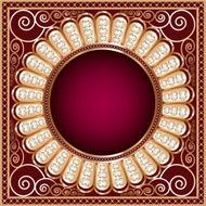 Background illustration with precious stones N5