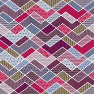 Abstract geometric patchwork pattern