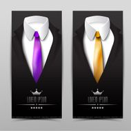 Male clothing suit Exclusive card N4