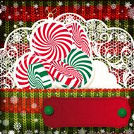 Christmas candy frame N2