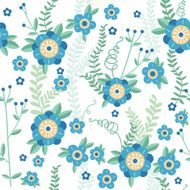 Cute floral seamless pattern background N35