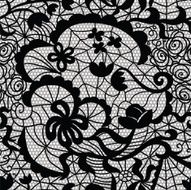 Lace vector fabric seamless pattern N36