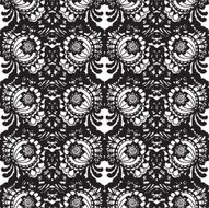 Lace vector fabric seamless pattern N38