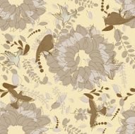 Seamless vector floral pattern N19