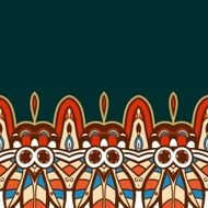 American Indian seamless pattern N4