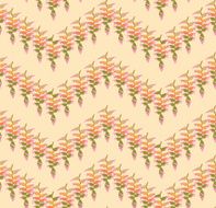 Abstract geometric floral seamless texture