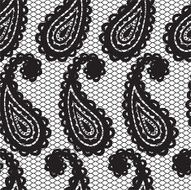 Lace seamless pattern with paisley N7