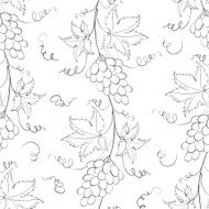 Seamless pattern with grapes N3