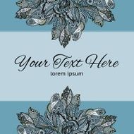 Vector vintage floral pattern N21