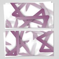Vector business-card set for your design N108