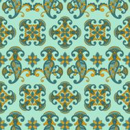 Vector Seamless Paisley Pattern N4