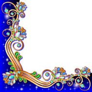 Background with precious stones N8