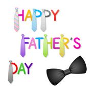 Father&#039;s Day Background with Tie