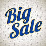 Big Sale poster Vector illustration N3