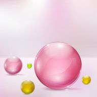 Abstract background with glass spheres N2