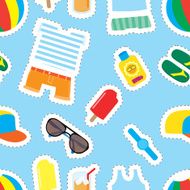 happy summer fashion pattern