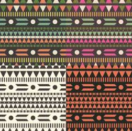 Ethnic geometric patterns