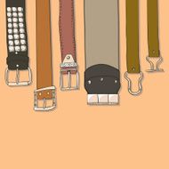 set of belts