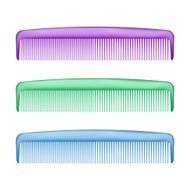 Colorful Combs on white