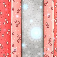 Vertical background with pink snake