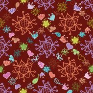 Seamless floral background N199