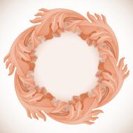 vintage circle frame