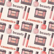Seamless cosmetics pattern N3