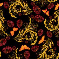 Seamless Floral Pattern N812