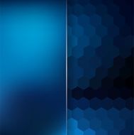 abstract background consisting of hexagons and matt glass N58