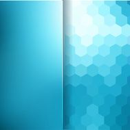 abstract background consisting of hexagons and matt glass N60