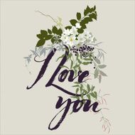Floral card N20