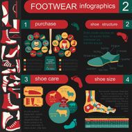 Footwear infographics elements N5