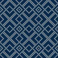 Seamless Knitted Pattern Festive and Fashionable Sweater Design N5