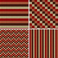 Seamless knitted patterns