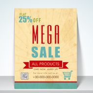 Sale poster flyer or template