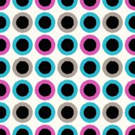 seamless circle dots pattern N6