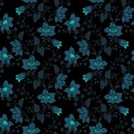 Retro floral seamless background N31