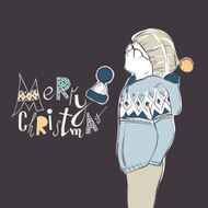 Greeting Card for Christmas and New Year N4