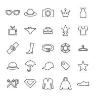25 outline universal fashion icons