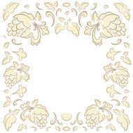 Vintage frame in retro style vector illustration N14