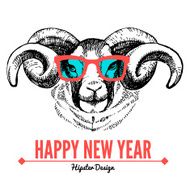 Merry Christmas and Happy New Year card N6