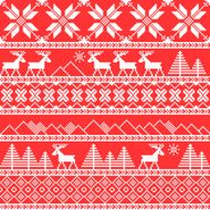 Traditional christmas knitted ornamental pattern N4